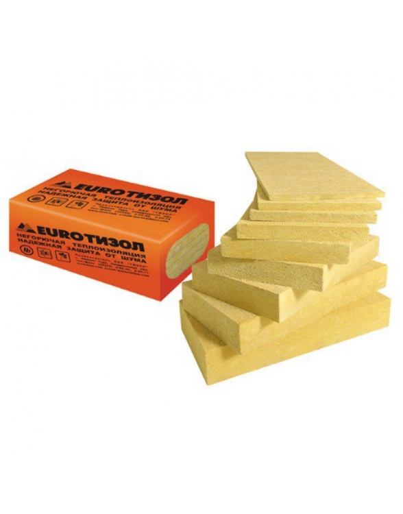 Утеплитель Тизол Евро-Фасад Оптима 110 1000х600х50 мм, 6 шт. уп
