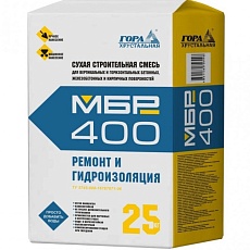 Гора Хрустальная Ремонтная смесь для бетона МБР400 25кг/40м